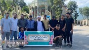 برگزاری اردوی زیارتی سربازان بازداشتگاه رشت 
