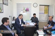 قاضی اجرای احکام آستانه با زندانیان حوزه قضایی خود ملاقات کرد