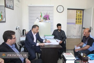  قاضی اجرای احکام آستانه با زندانیان حوزه قضایی خود ملاقات کرد 