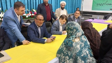 برپایی میز خدمت قضایی در زندان تبریز با حضور رئیس‌کل دادگستری آذربایجان شرقی