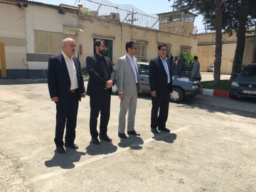 بازدید معاون اداره توسعه منابع انسانی و پشتیبانی سازمان زندان‌ها از زندان مرکزی سنندج