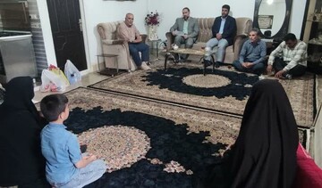 بازدید دادستان میانه از منزل دو خانواده زندانی 