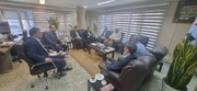 جلسه مدیرکل زندان‌های استان مرکزی با مدیر شعب بانک صادرات استان مرکزی جهت پیگیری تسهیلات اشتغال‌زایی