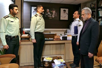 تقدیر فرمانده یگان حفاظت سازمان زندان‌ها از کارکنان وظیفه‌شناس یگان حفاظت زندان‌های قزوین  