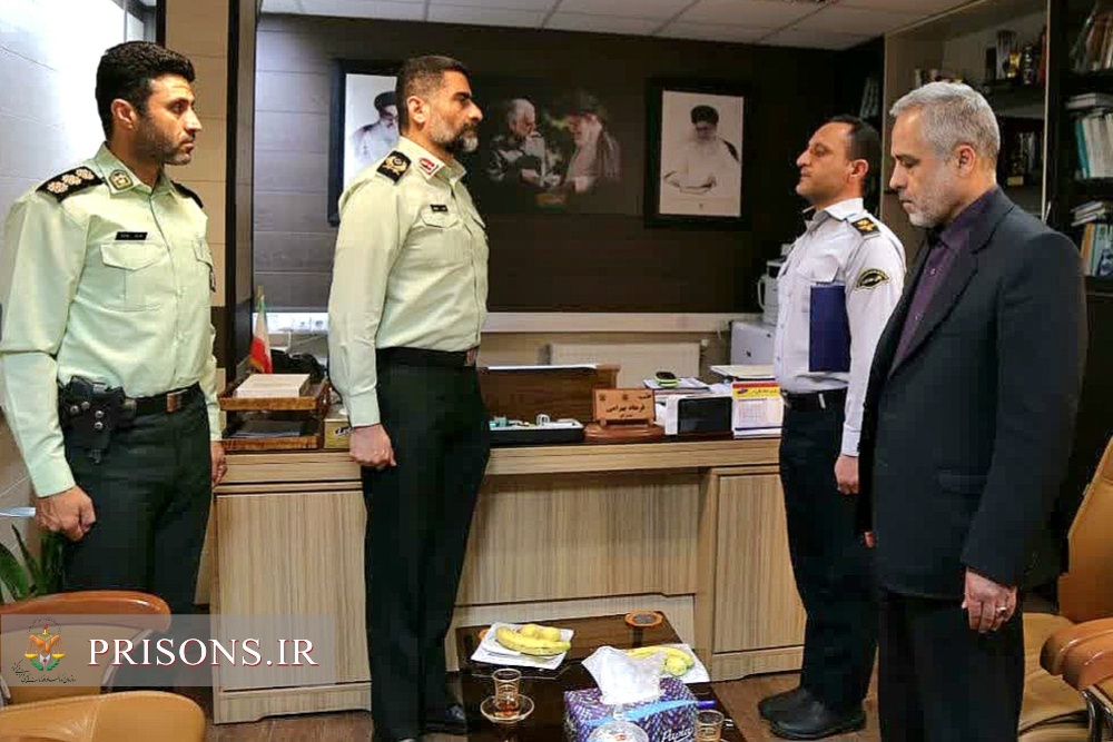 تقدیر فرمانده یگان حفاظت سازمان زندان‌ها از کارکنان وظیفه‌شناس یگان حفاظت زندان‌های قزوین