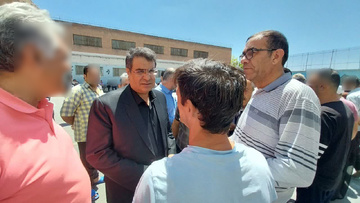 بازید معاون انتظامی وامنیتی سازمان زندانهای کشور از زندان تبریز