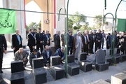 تجدید میثاق مسئولان قضائی همدان با آرمان‌های شهدا در  هفته قوه قضائیه