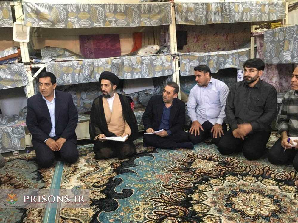 دیدار چهره‌به‌چهره رئیس‌کل و ۱۱۷ نفر از قضات دادگستری با زندانیان استان کردستان