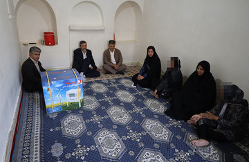 سرکشی میدانی از ۲ خانواده زندانی نیازمند در شهرستان شهرکرد