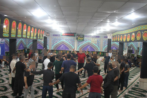برگزاری مراسم عزاداری شب دوم محرم در زندان مرکزی بوشهر