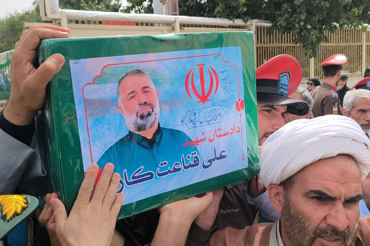 فیلم|تشییع قاضی شهید بازداشتگاه اوین در شهر مقدس قم